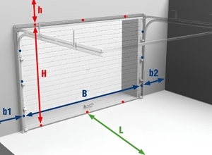 Замер проема ворот, рольставней, шлагбаумов в Донецке | Мир Ворот