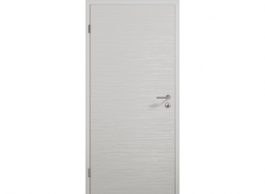 Межкомнатная дверь ConceptLine Duradecor, рифленая, светло-серый RAL 7035
